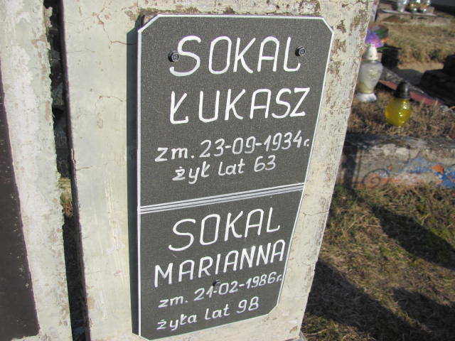 Łukasz Sokal Huta Krzeszowska - Grobonet - Wyszukiwarka osób pochowanych