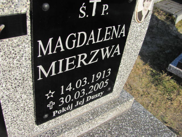 Magdalena Mierzwa 1913 Huta Krzeszowska - Grobonet - Wyszukiwarka osób pochowanych