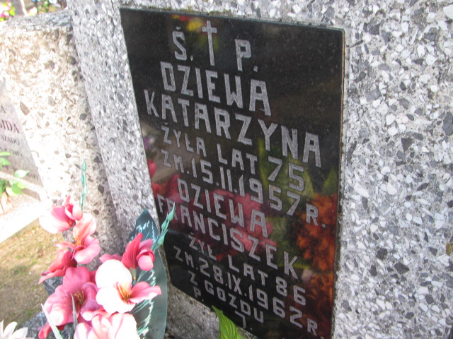 Katarzyna Dziewa Huta Krzeszowska - Grobonet - Wyszukiwarka osób pochowanych