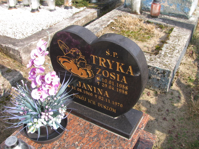 Zofia Tryka 1958 Huta Krzeszowska - Grobonet - Wyszukiwarka osób pochowanych