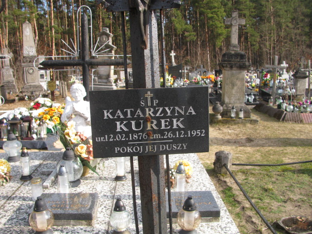 Katarzyna Kurek 1876 Huta Krzeszowska - Grobonet - Wyszukiwarka osób pochowanych