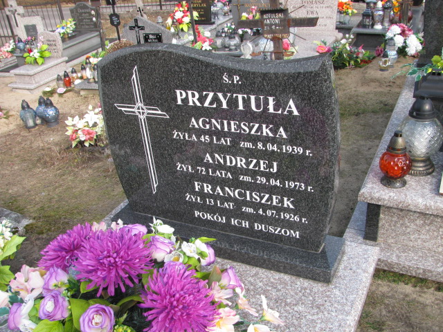 Andrzej Przytuła Huta Krzeszowska - Grobonet - Wyszukiwarka osób pochowanych