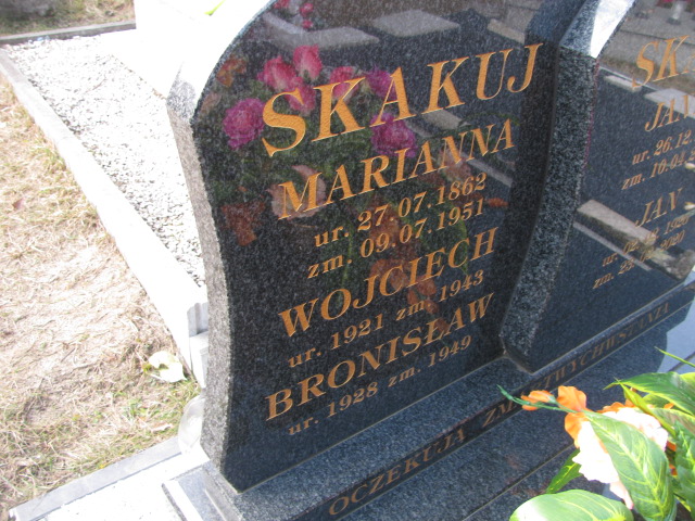 Janina Skakuj 1929 Huta Krzeszowska - Grobonet - Wyszukiwarka osób pochowanych