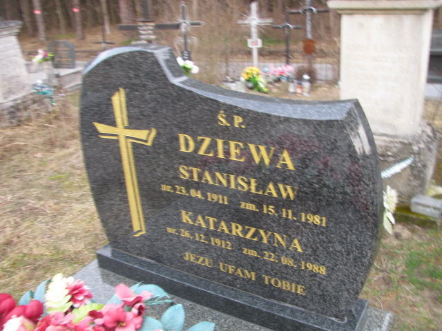 Katarzyna Dziewa 1912 Huta Krzeszowska - Grobonet - Wyszukiwarka osób pochowanych