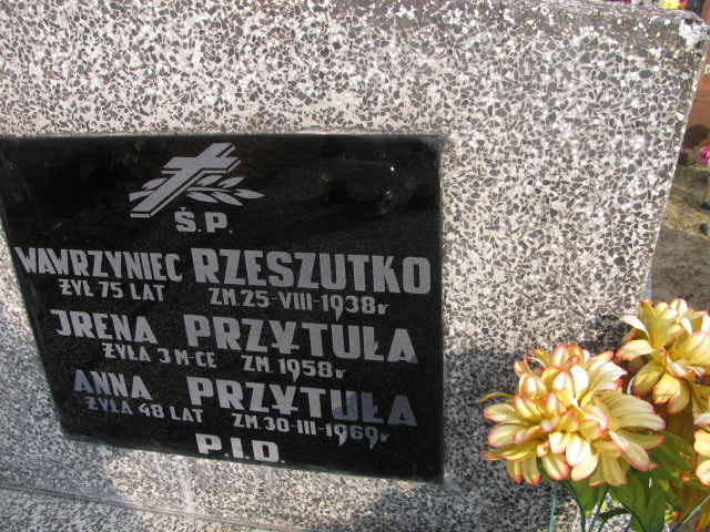 Anna Przytuła Huta Krzeszowska - Grobonet - Wyszukiwarka osób pochowanych