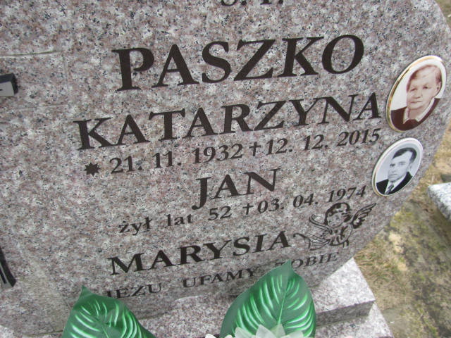 Katarzyna Paszko 1932 Huta Krzeszowska - Grobonet - Wyszukiwarka osób pochowanych