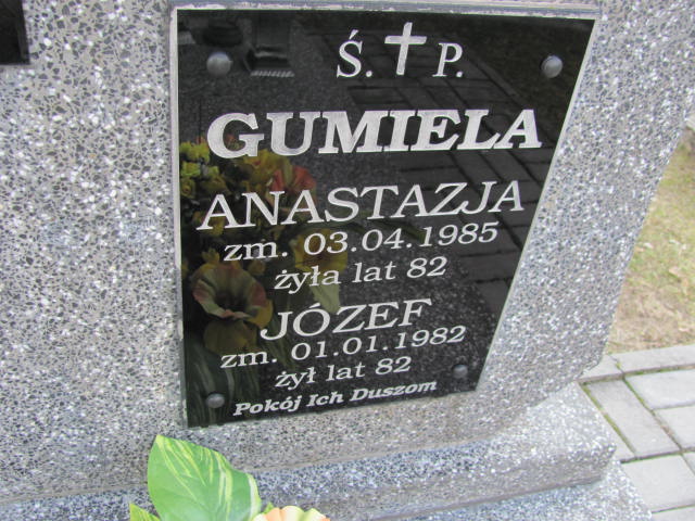 Anastazja Gumiela Huta Krzeszowska - Grobonet - Wyszukiwarka osób pochowanych